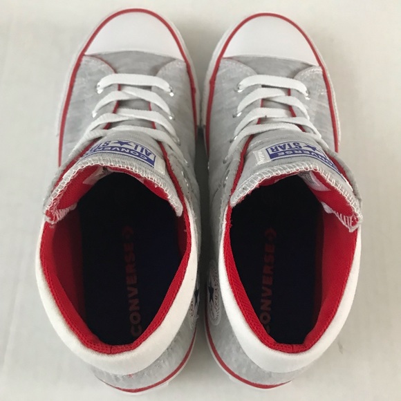 Converse SZ 2 Junior Chuck Taylor All Star Madison Court Sneaker Gray NEW - Picture 6 of 11